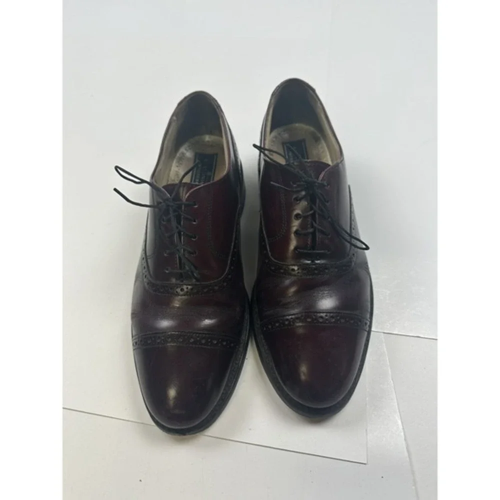 Bostonian‎ Impression Brown Cap Toe Oxford Dress Leather Shoes Mens Sz 8 D